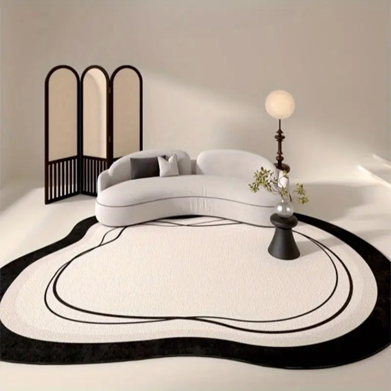 Irregular Shaped Rug Unicurve Hand Tufted Carpet