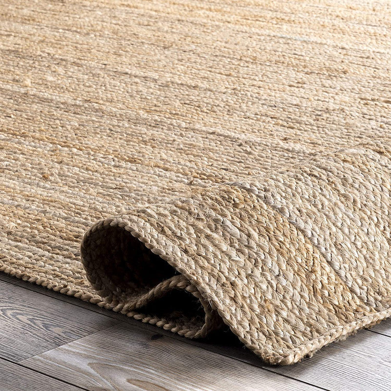 Terra Plain Natural Jute Braided Carpet