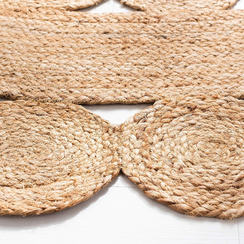 Kora Natural Round Braided Jute Carpet