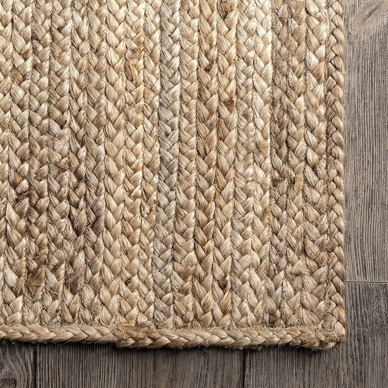 Terra Plain Natural Jute Braided Carpet
