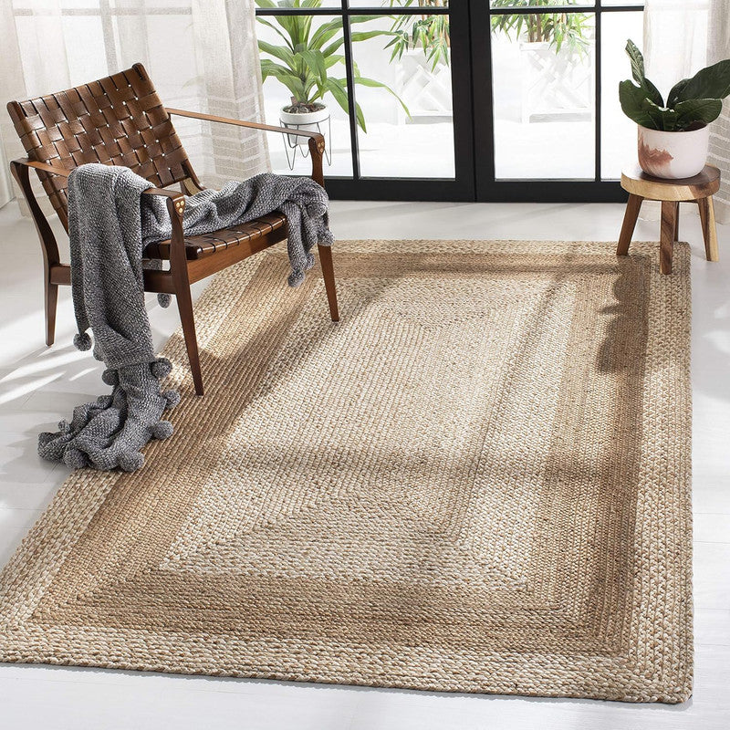 Sundial Fade Braided Natural Jute Carpet