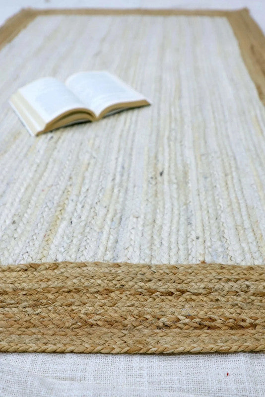 Ivory Crest Braided Natural Jute Carpet