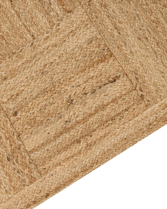 Tessra Natural Rectangular Braided Jute Carpet