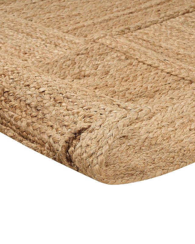 Tessra Natural Rectangular Braided Jute Carpet