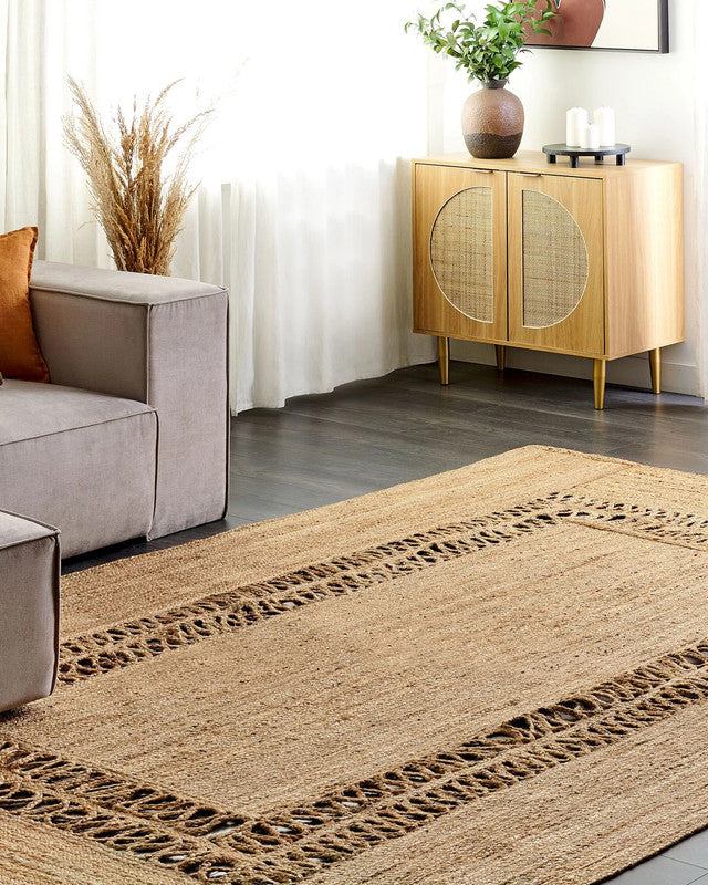Dune Lace Natural Fiber Braided Jute Carpet