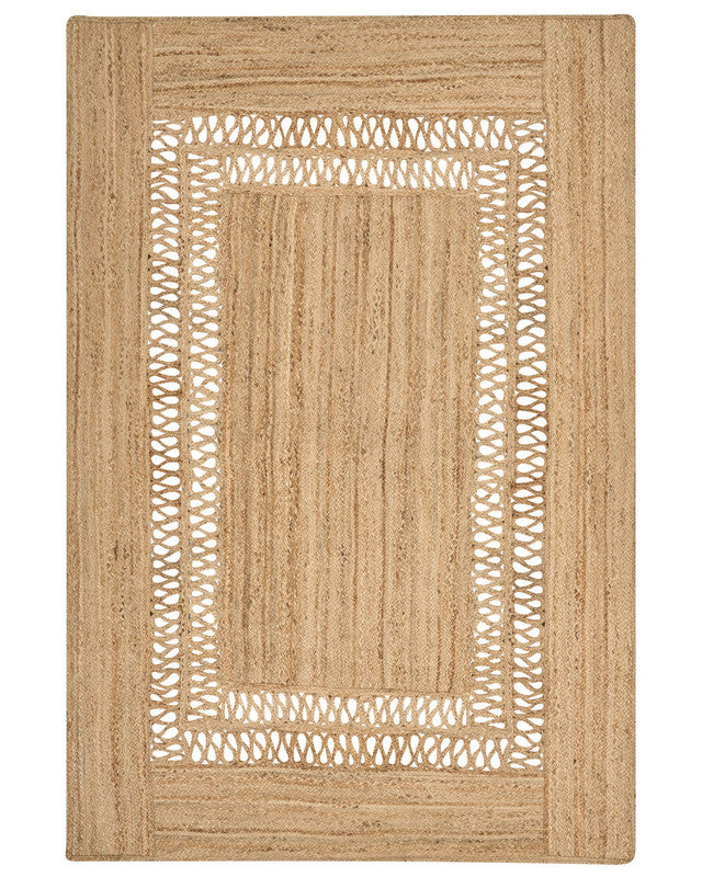 Dune Lace Natural Fiber Braided Jute Carpet