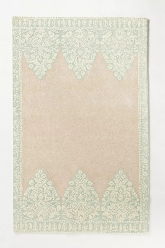 Velaris Beige Woolen Hand Tufted Carpet