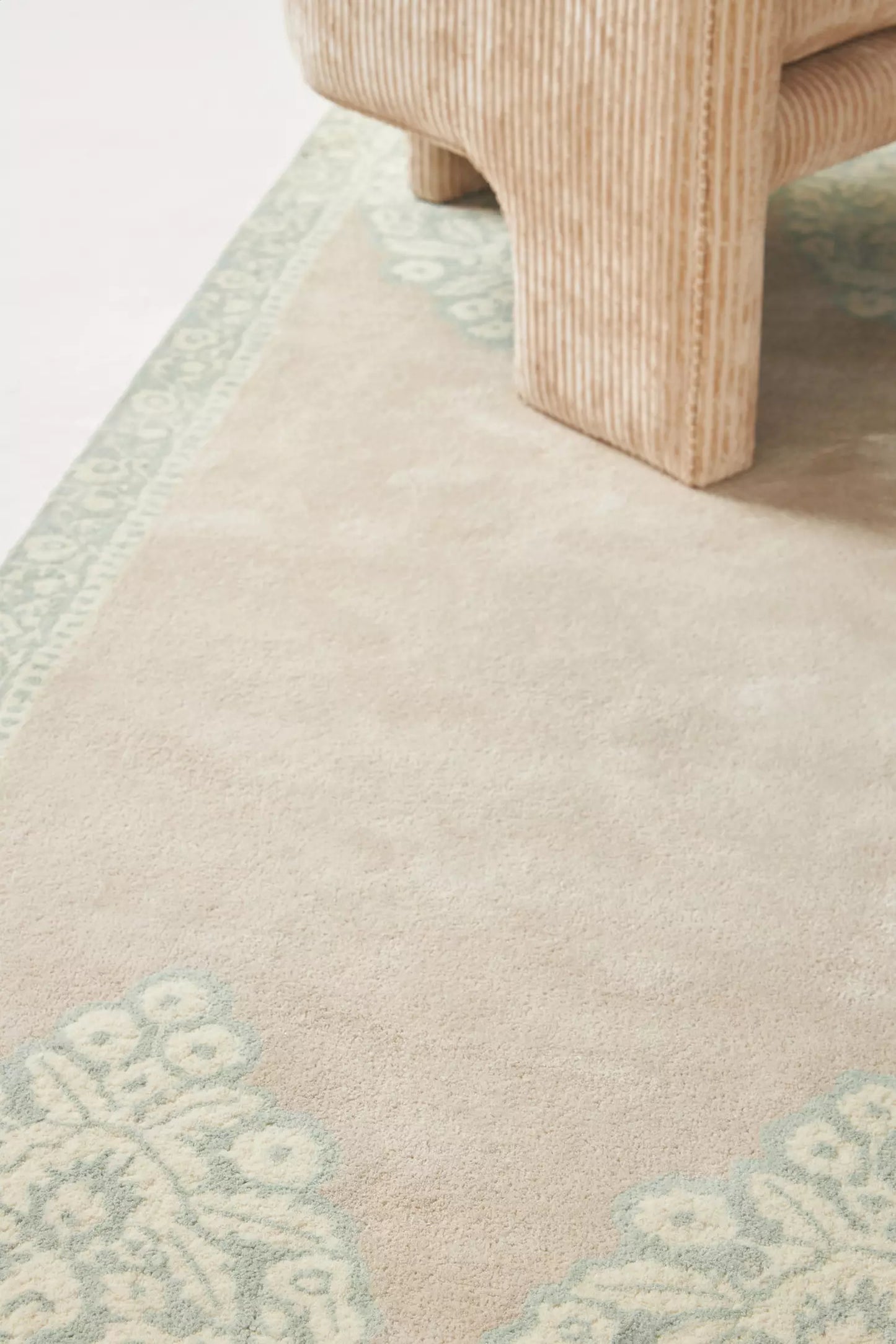 Velaris Beige Woolen Hand Tufted Carpet