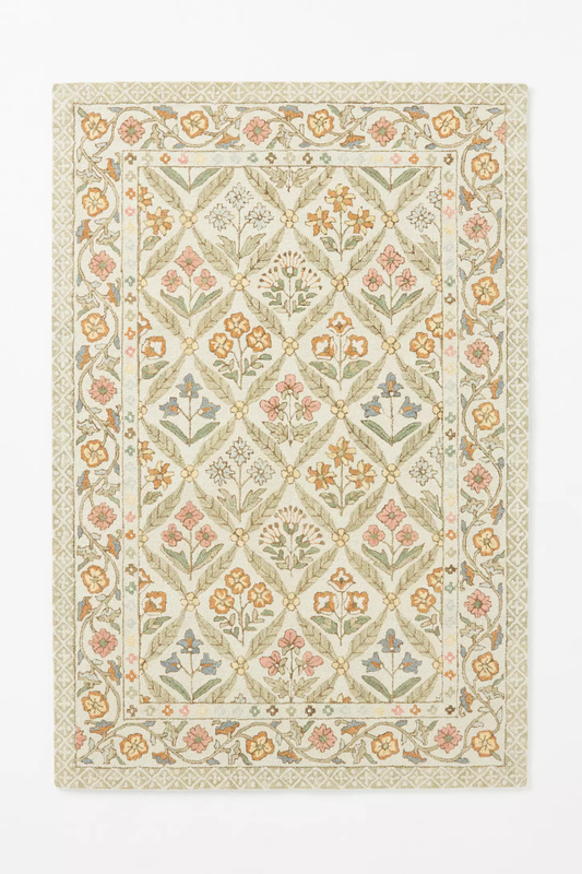 Petal Woolen Hand Tufted Carpet