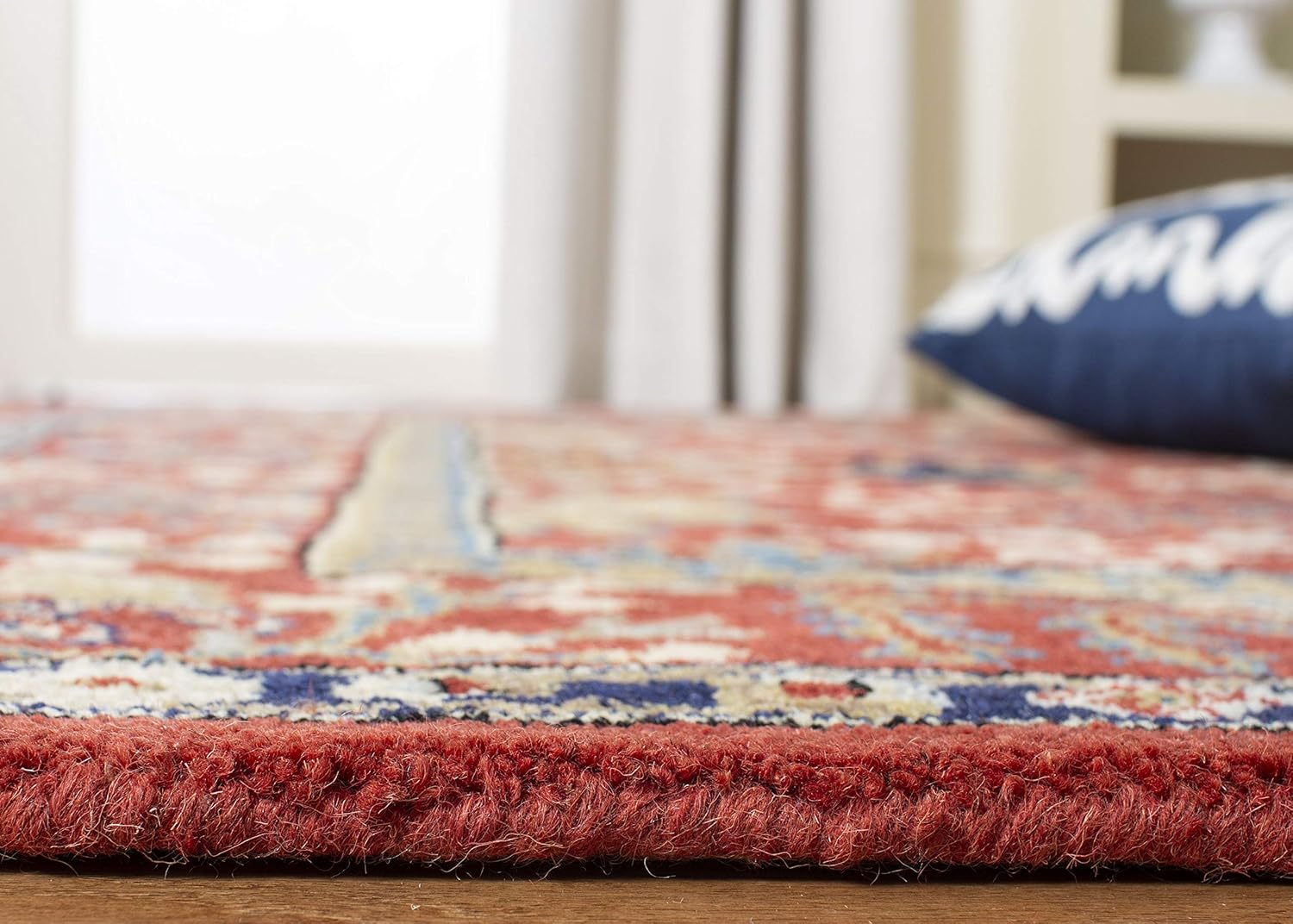 Shabnam Red woolen Hand Tufted Carpet