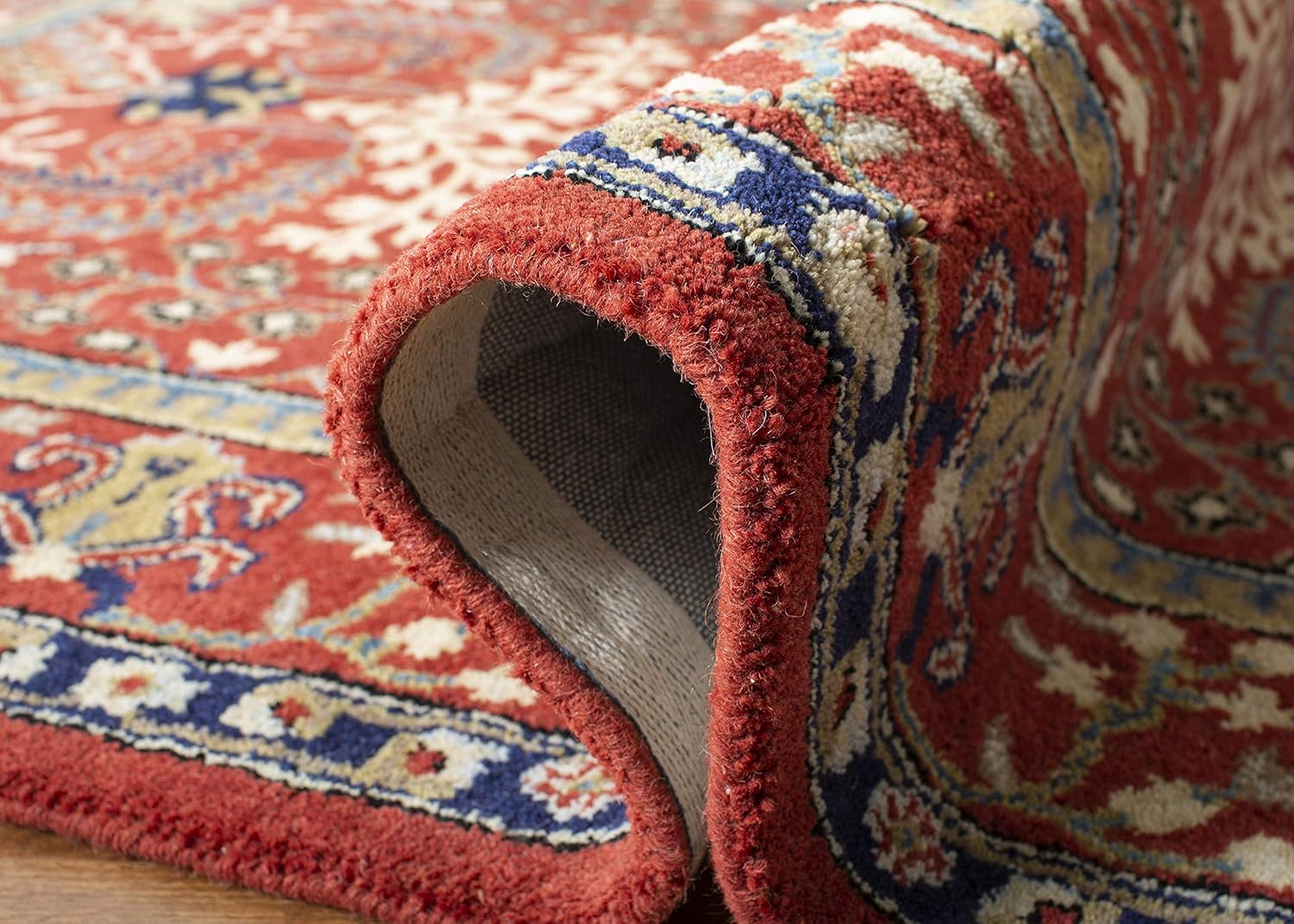 Shabnam Red woolen Hand Tufted Carpet