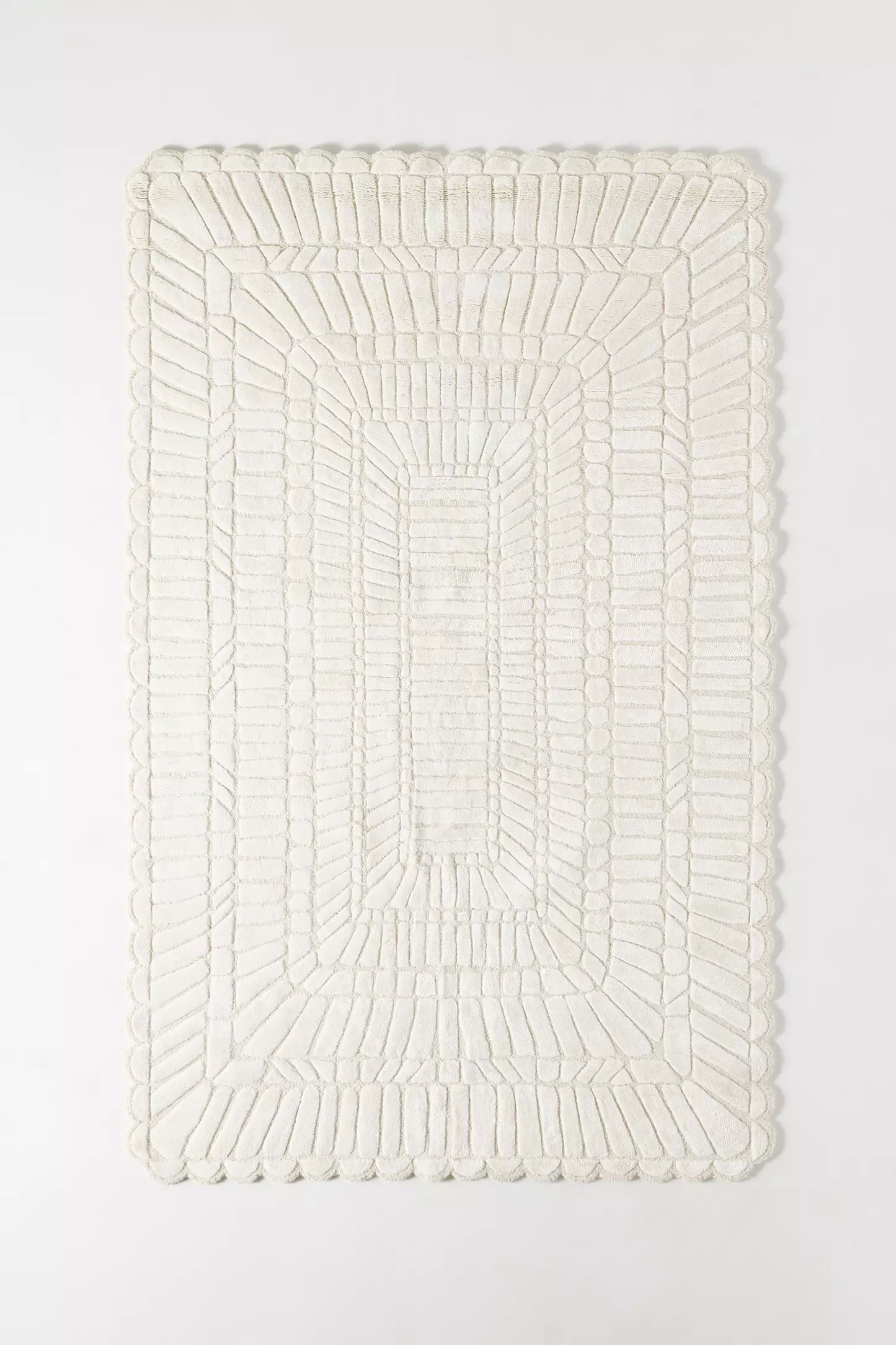 Scallop Harmony Silk Hand Tufted Carpet