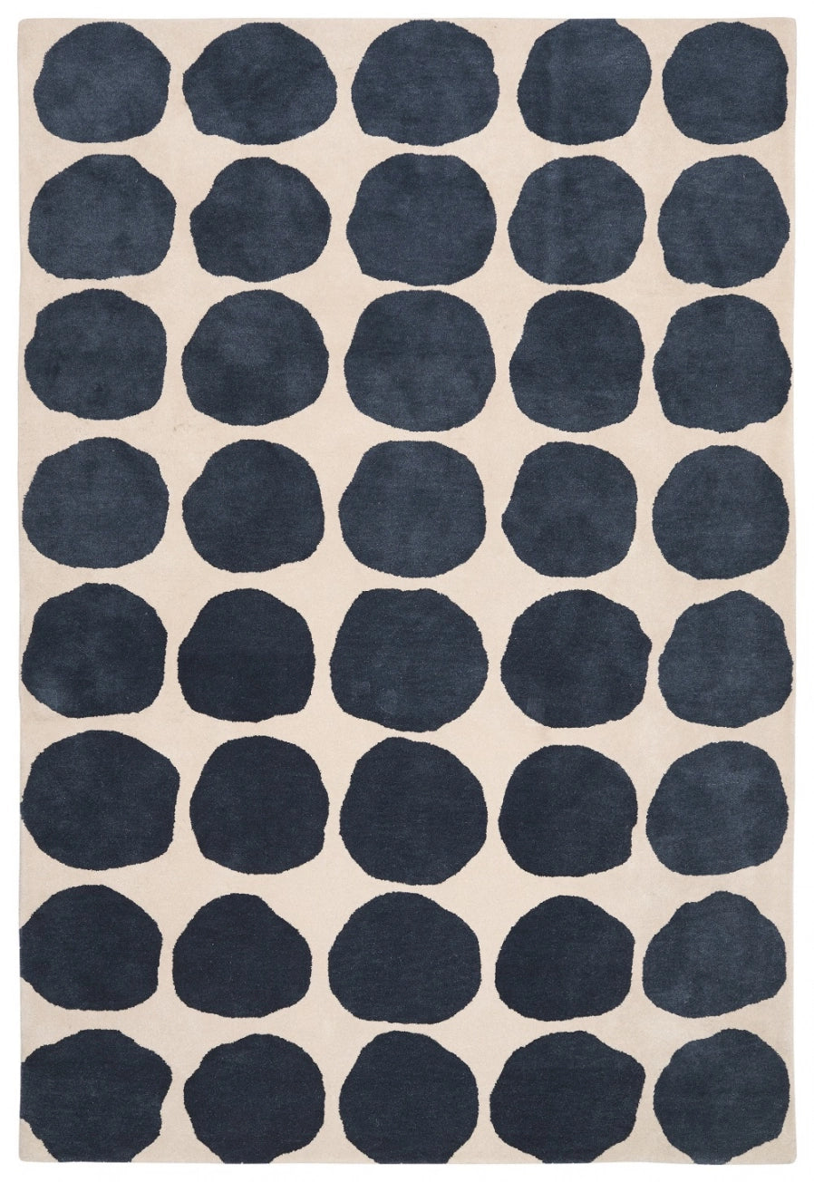 Green Dot Hand Tufted Carpet