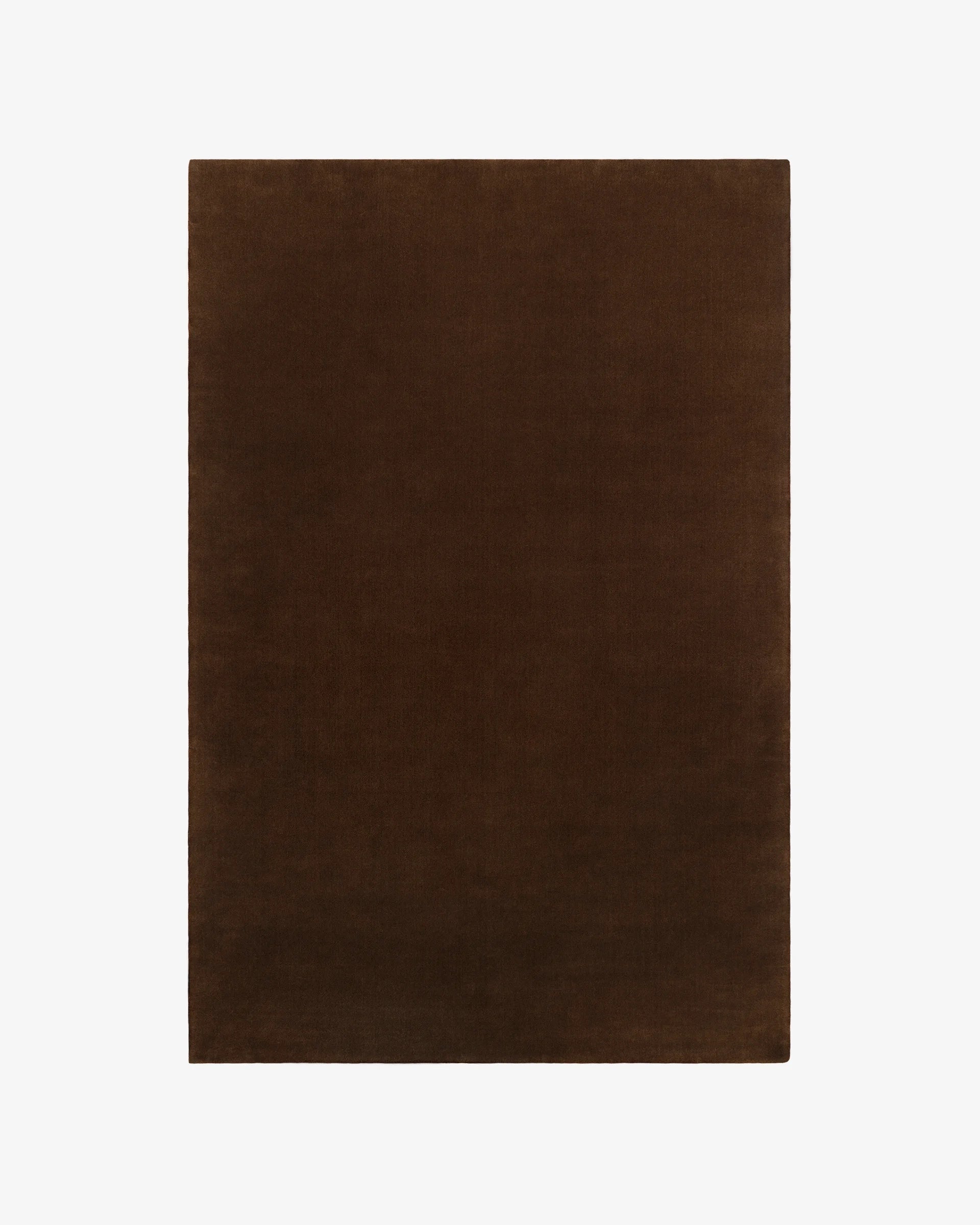 Chocolate Brown woolen Hand Tufted Carpet