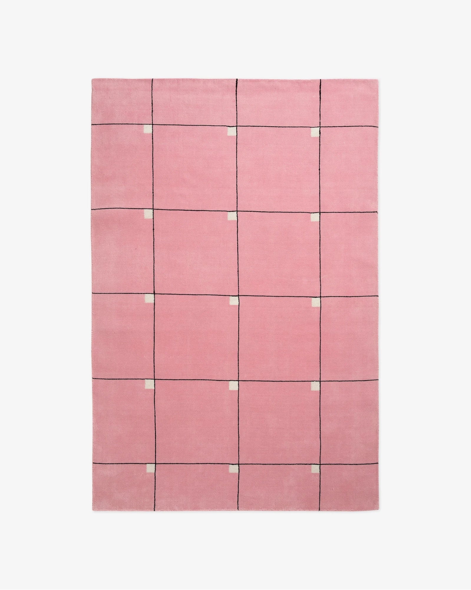 Edificio Pink woolen Hand Tufted Carpet