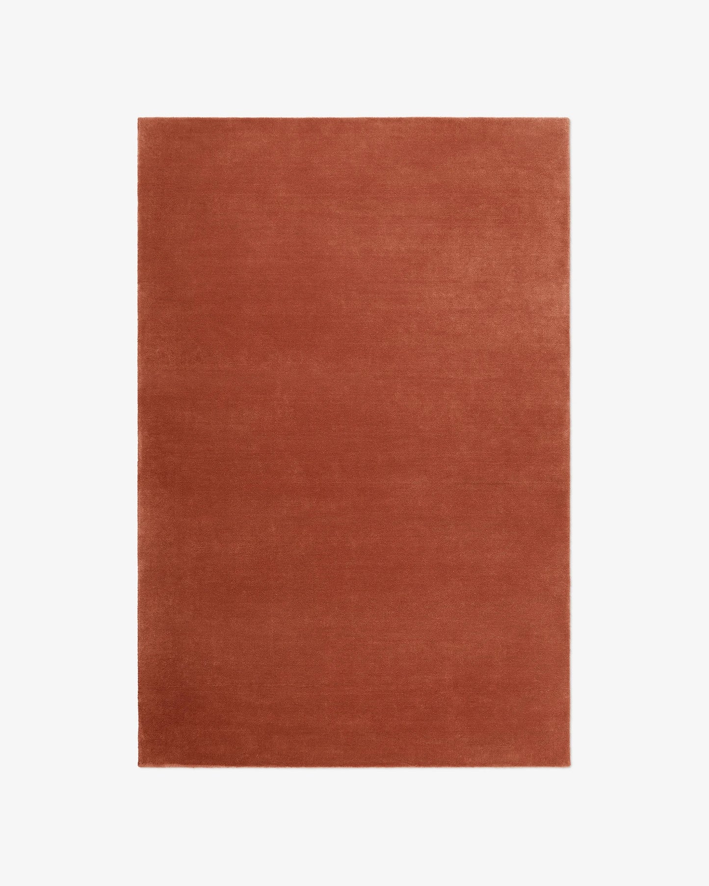 Brick Red woolen Hand Tufted Carpet