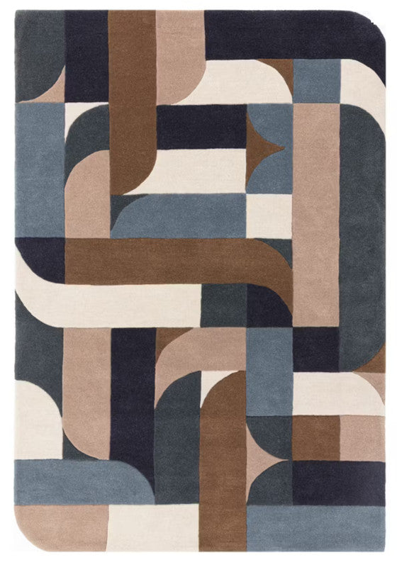 Gridlock Hand Tufted Wool Carpet