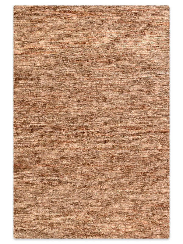 Amber Dune Natural Tan Hand-Knotted Jute Carpet