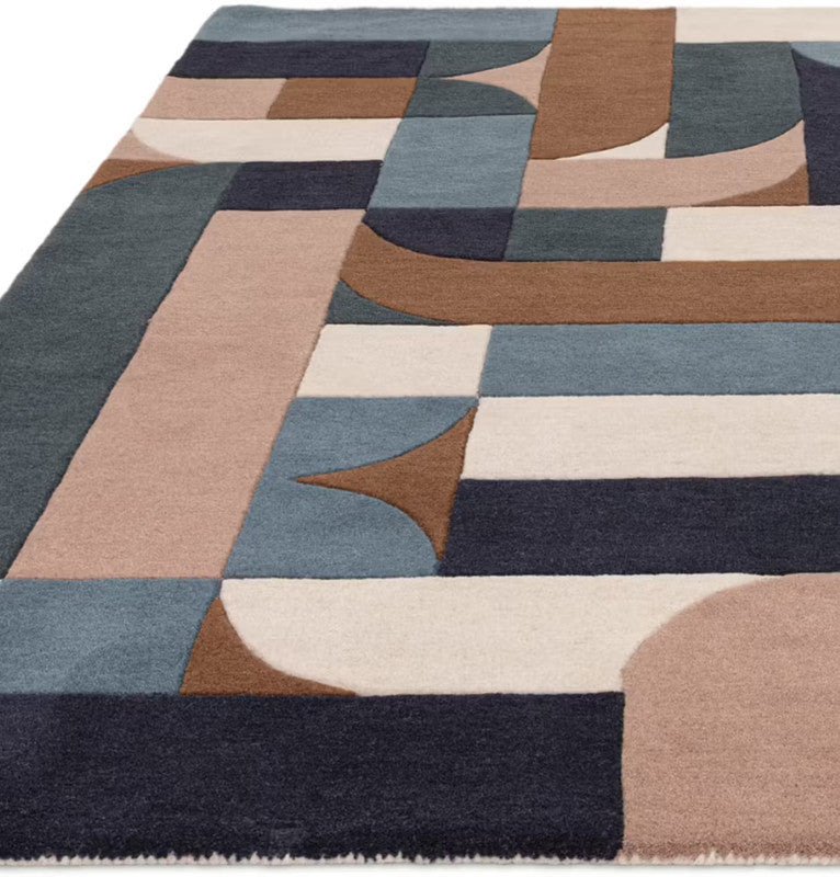 Gridlock Hand Tufted Wool Carpet