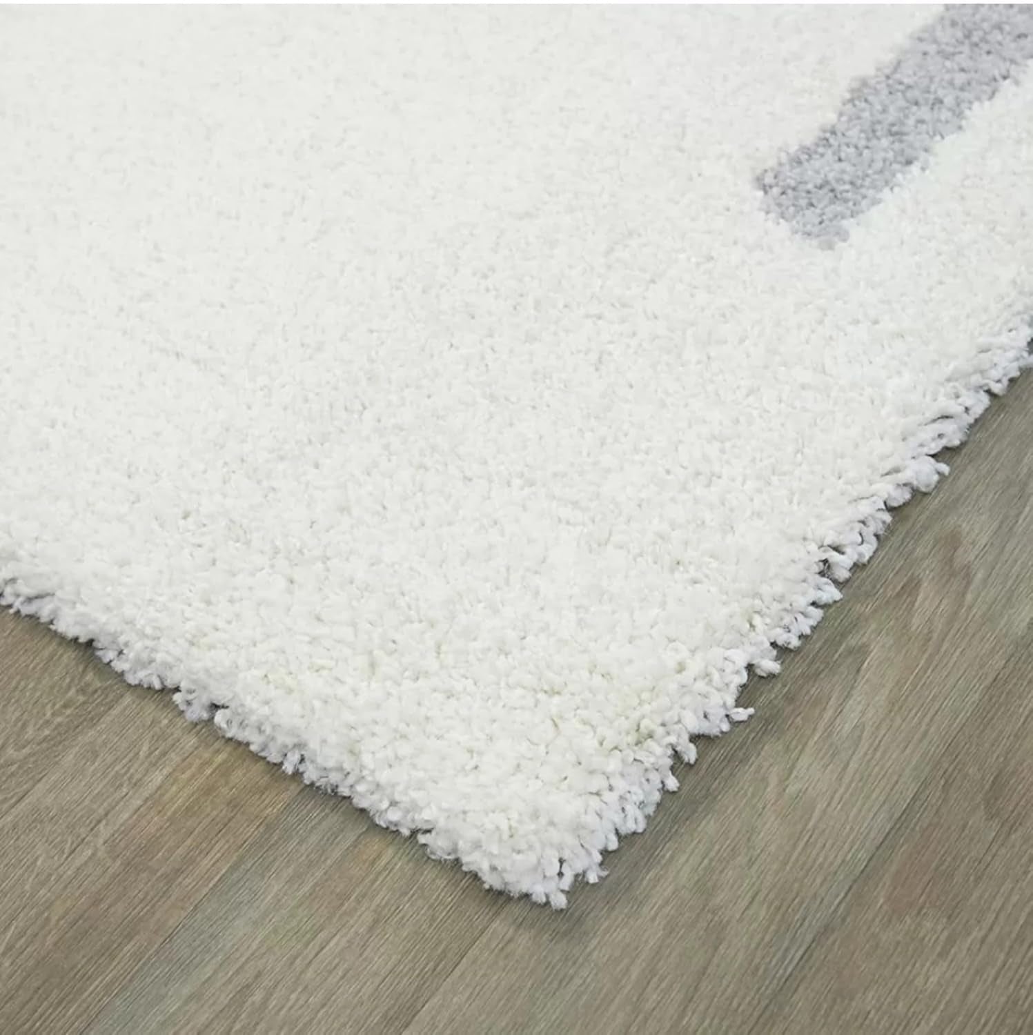 Modern Blocks Multicolor Shaggy Carpet