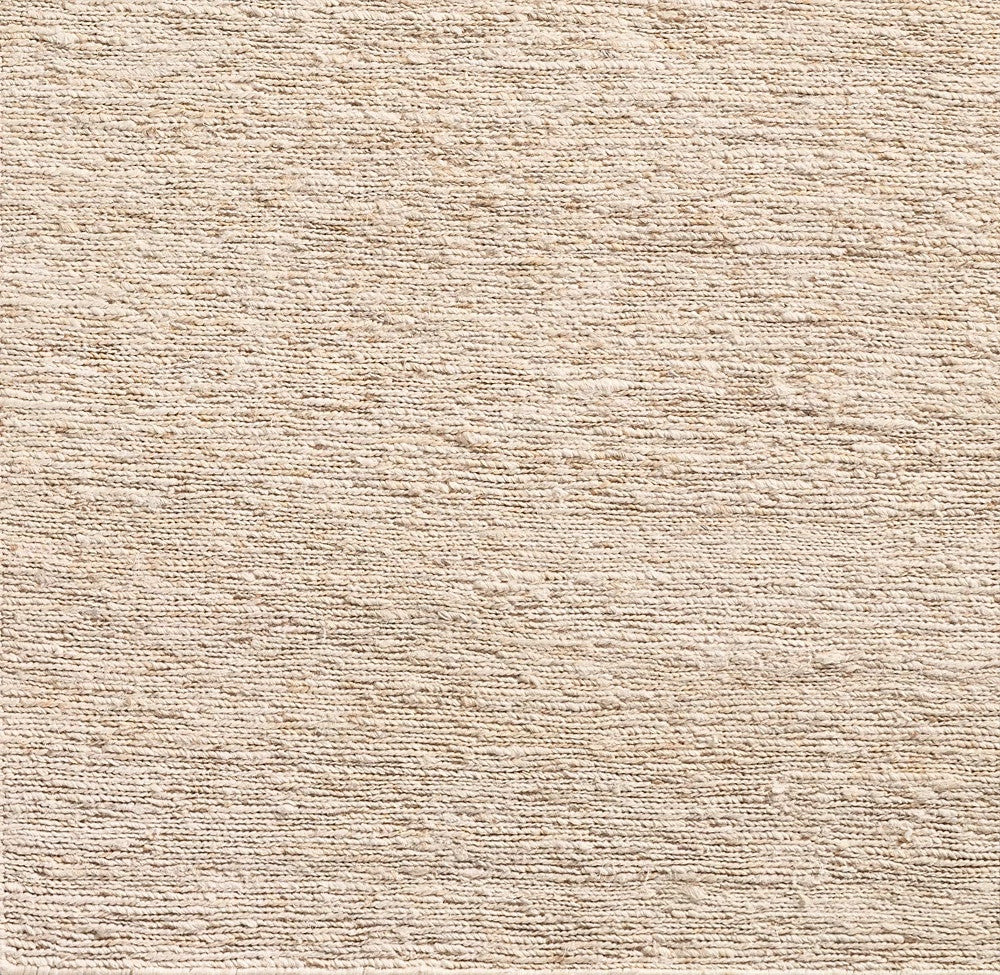 Sandstone Oatmeal Solid Hand-Knotted Jute Carpet