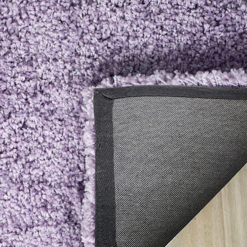 Lavender Plush Shaggy Carpet