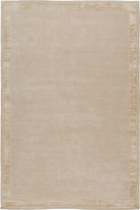 Sand Frame Hand-Tufted Wool & Silk Carpet