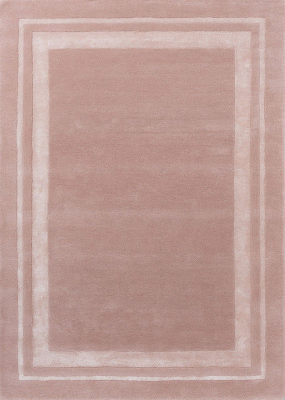 Blush Soft Frame Hand-Tufted Wool & Silk Carpet