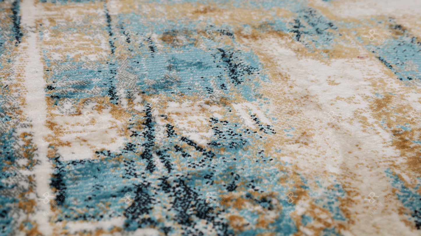 Rug Room Blue 229 Tactile Luxe Textured Carpet